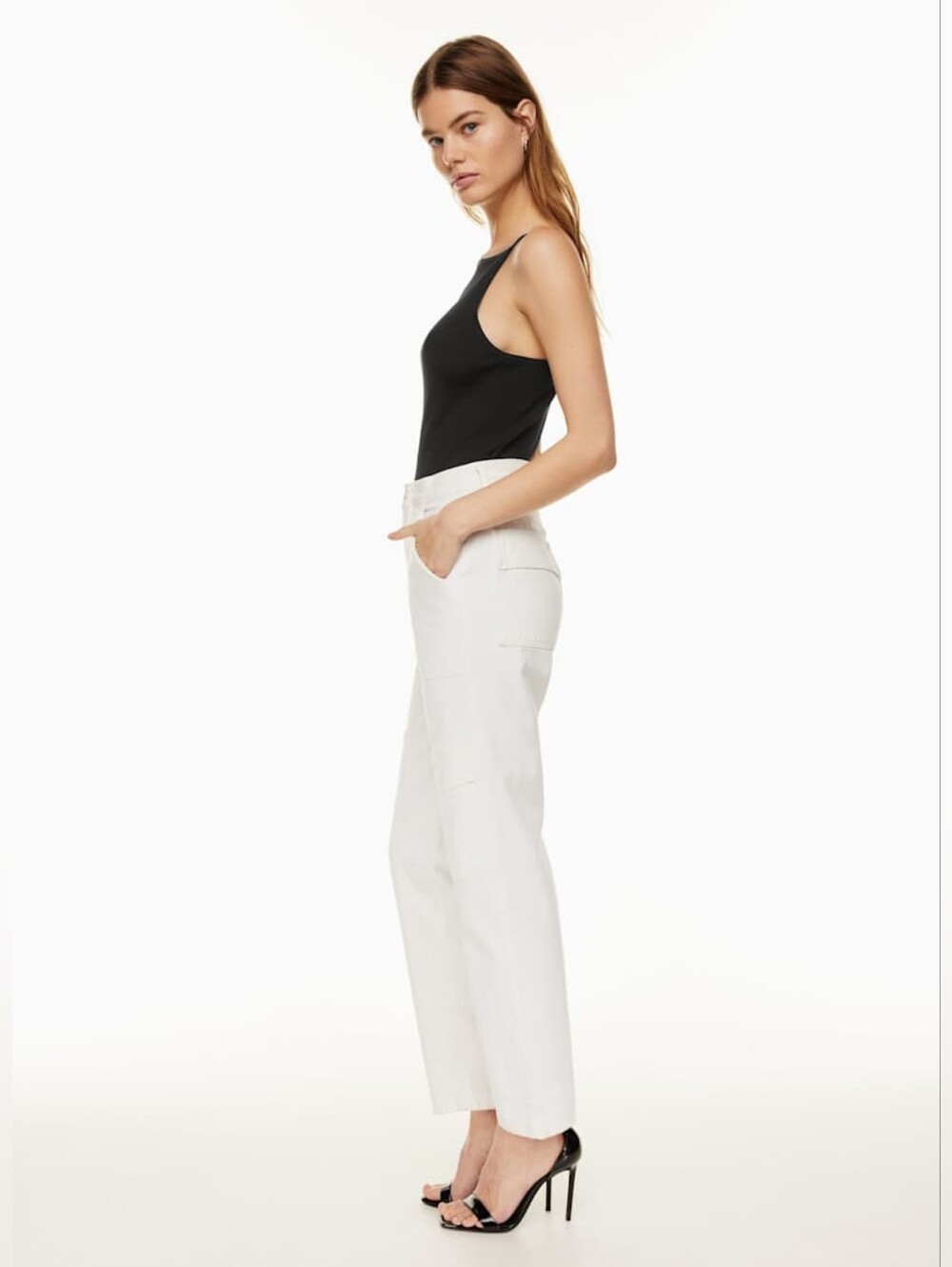 aritzia x Agolde cooper cargo jeans Whisper White